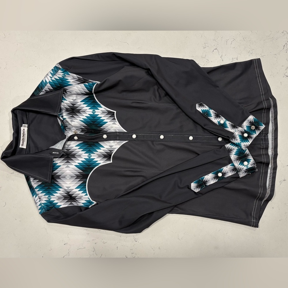 Western Barrel Racing Button-Up Shirt